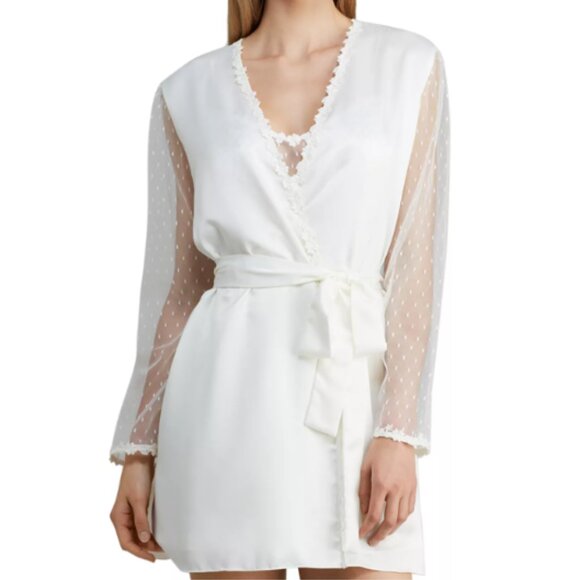 Flora Nikrooz Showstopper Robe White XS - Picture 1 of 5
